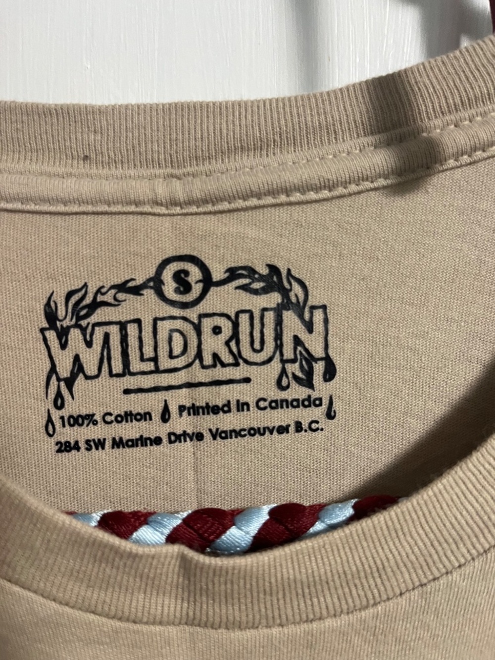 Wildrun Flame Fire Beige T shirt - Picture 3 of 4